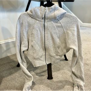 Lululemon Scuba Full-Zip Cropped Hoodie